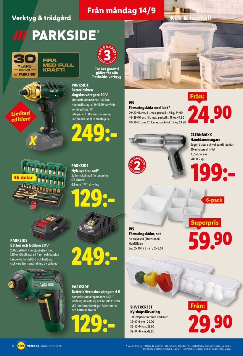 Lidl catalog page 18 — 2026-09-14 to 2026-09-20