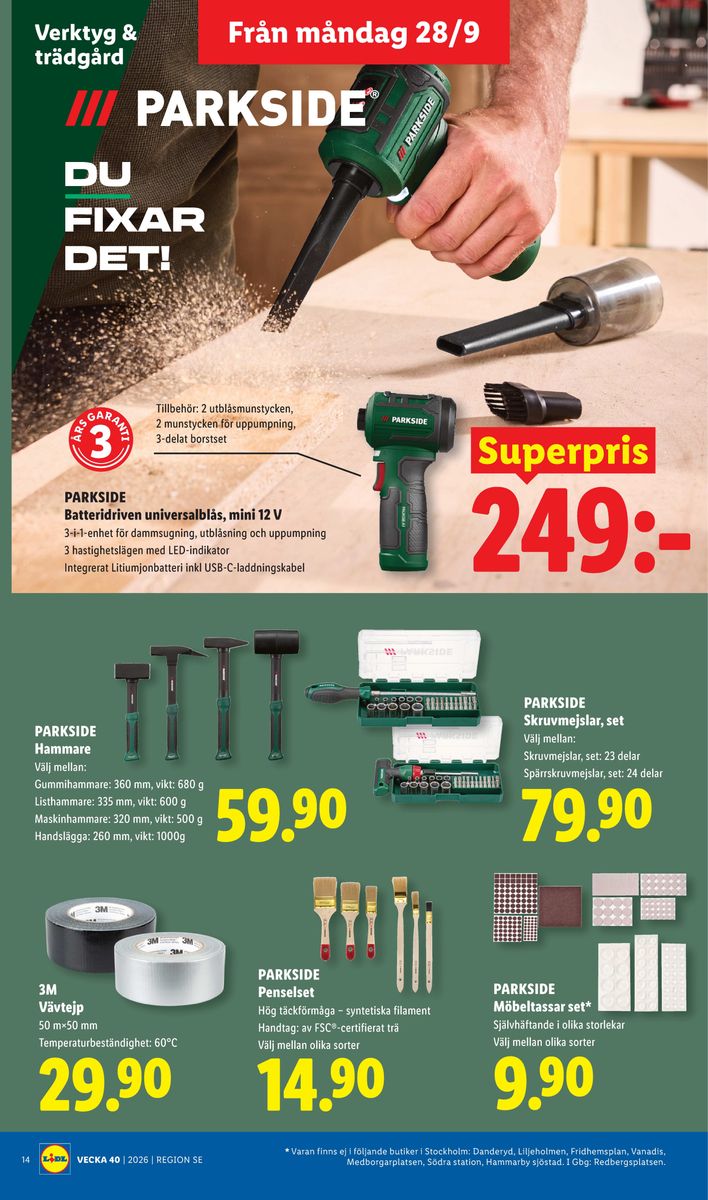 Lidl catalog page 19 — 2026-09-28 to 2026-10-04