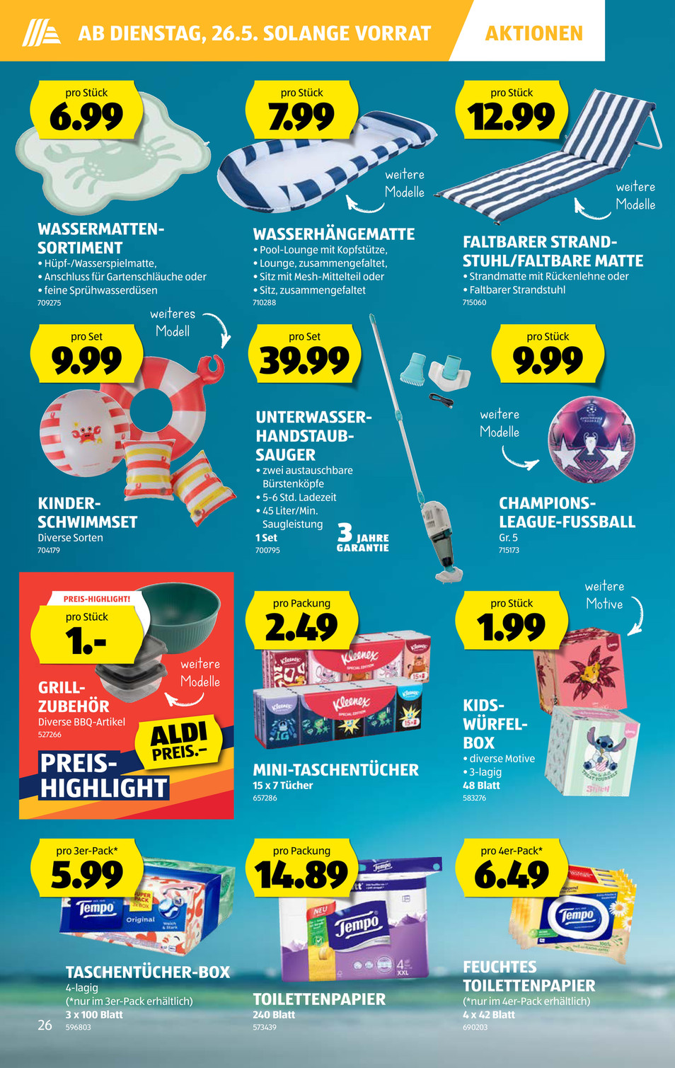 Aldi Suisse catalog page 26 — 2026-05-18 to 2026-05-23