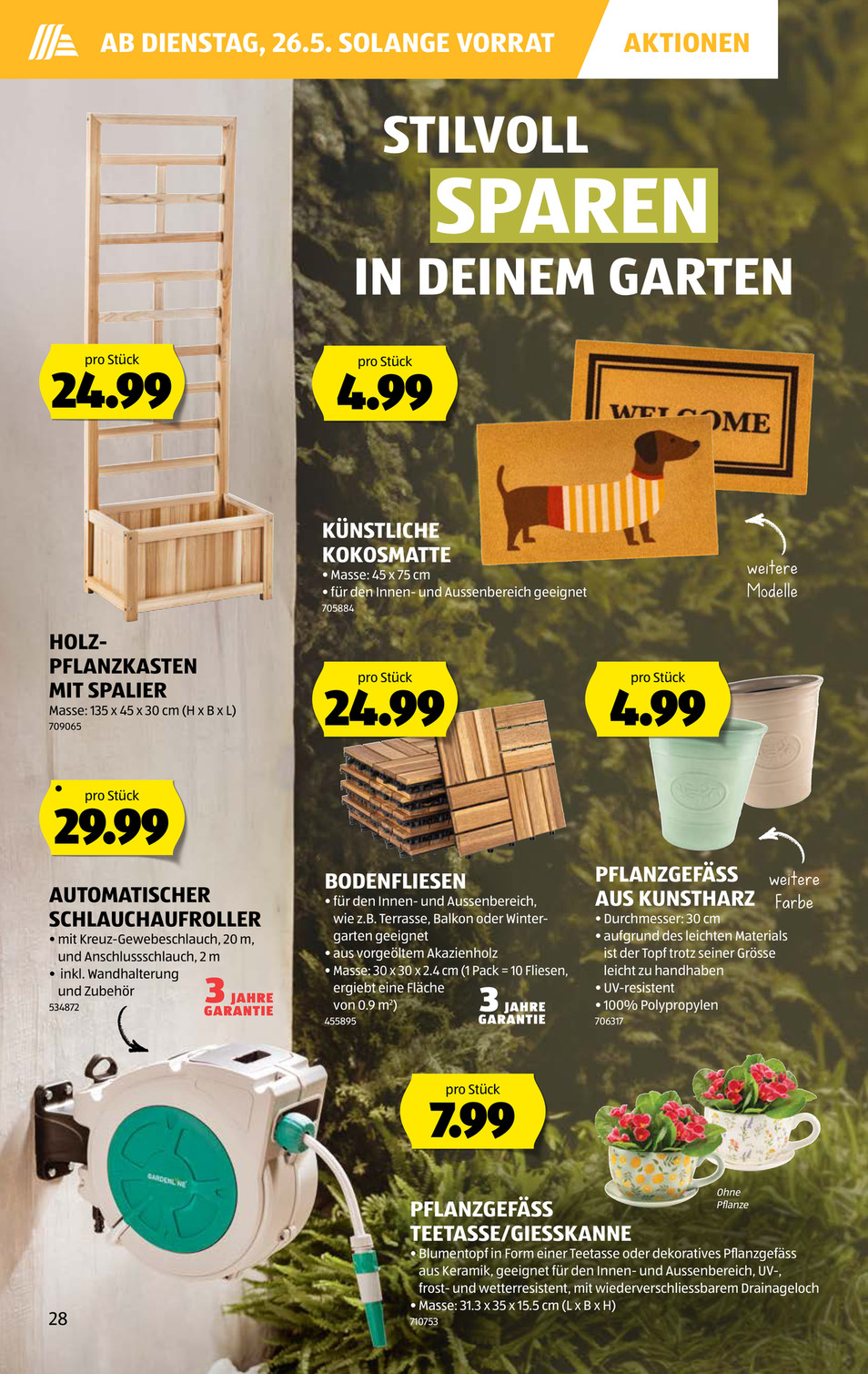 Aldi Suisse catalog page 28 — 2026-05-18 to 2026-05-23