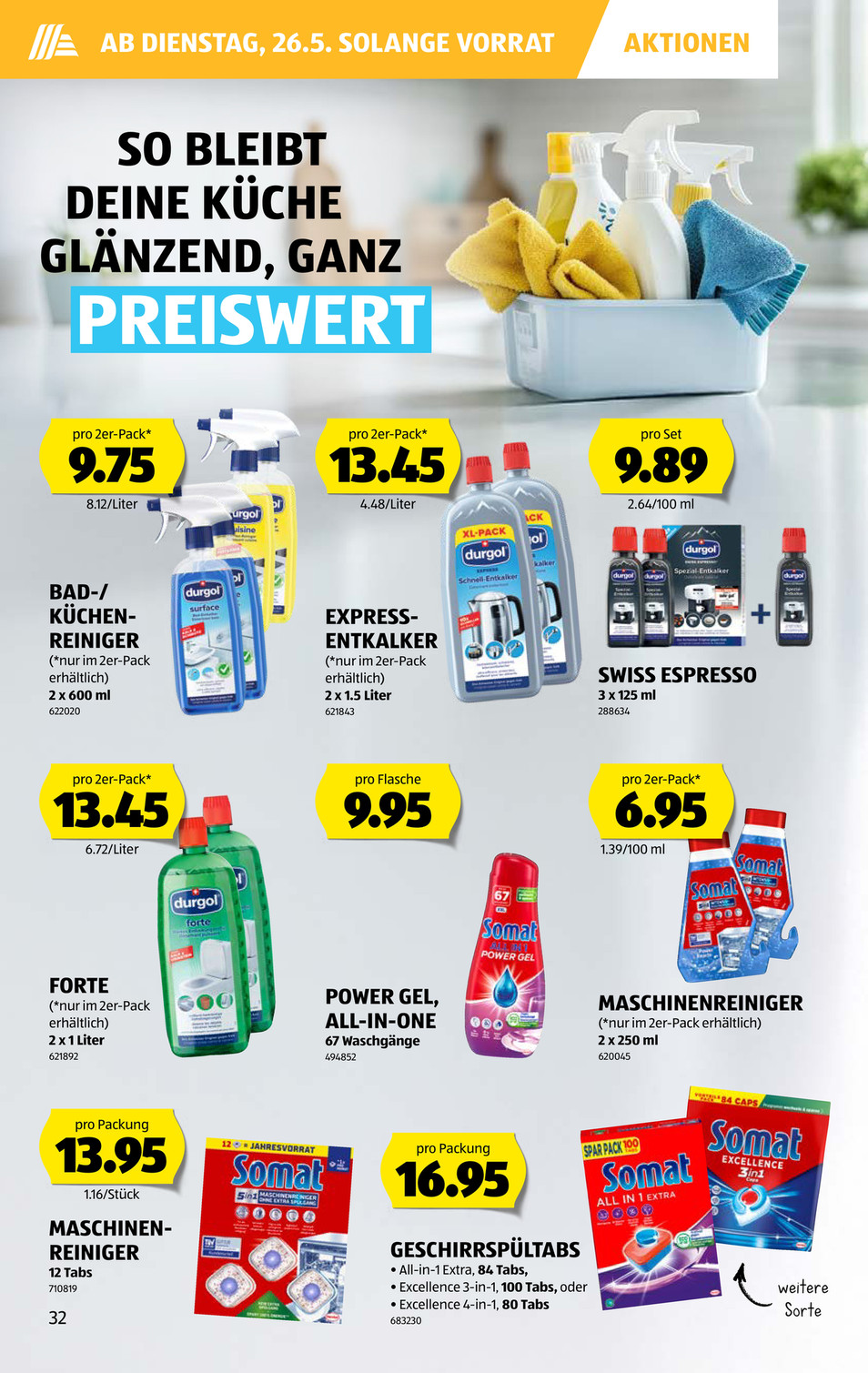 Aldi Suisse catalog page 32 — 2026-05-18 to 2026-05-23
