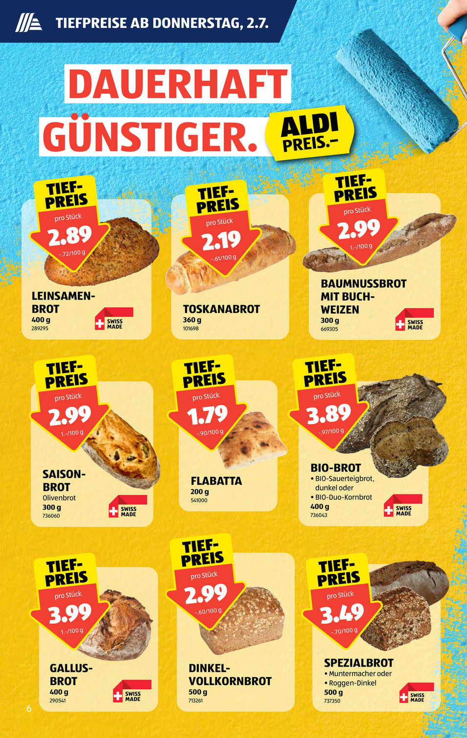Aldi Suisse catalog page 6 — 2026-06-29 to 2026-07-04