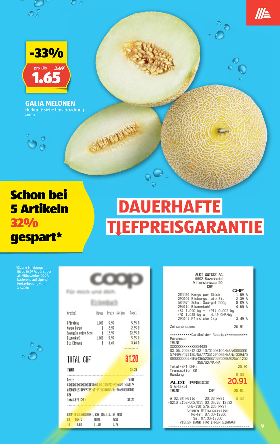 Aldi Suisse catalog page 9 — 2026-06-29 to 2026-07-04