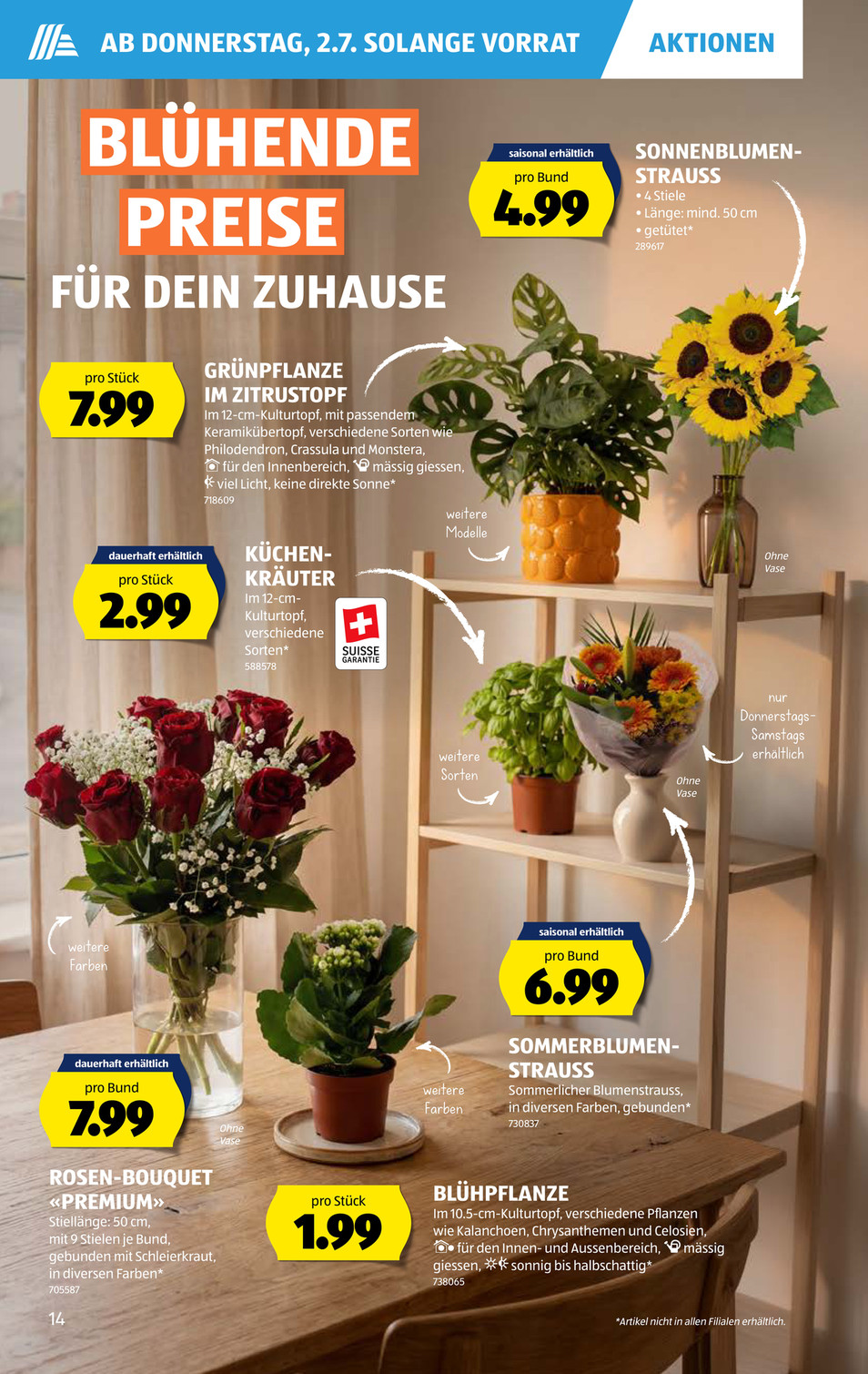 Aldi Suisse catalog page 14 — 2026-06-29 to 2026-07-04