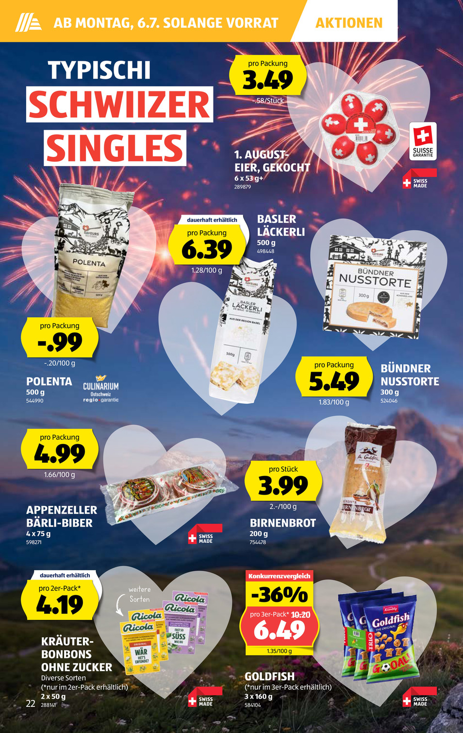 Aldi Suisse catalog page 22 — 2026-06-29 to 2026-07-04