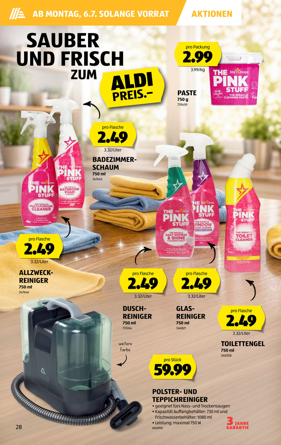 Aldi Suisse catalog page 28 — 2026-06-29 to 2026-07-04