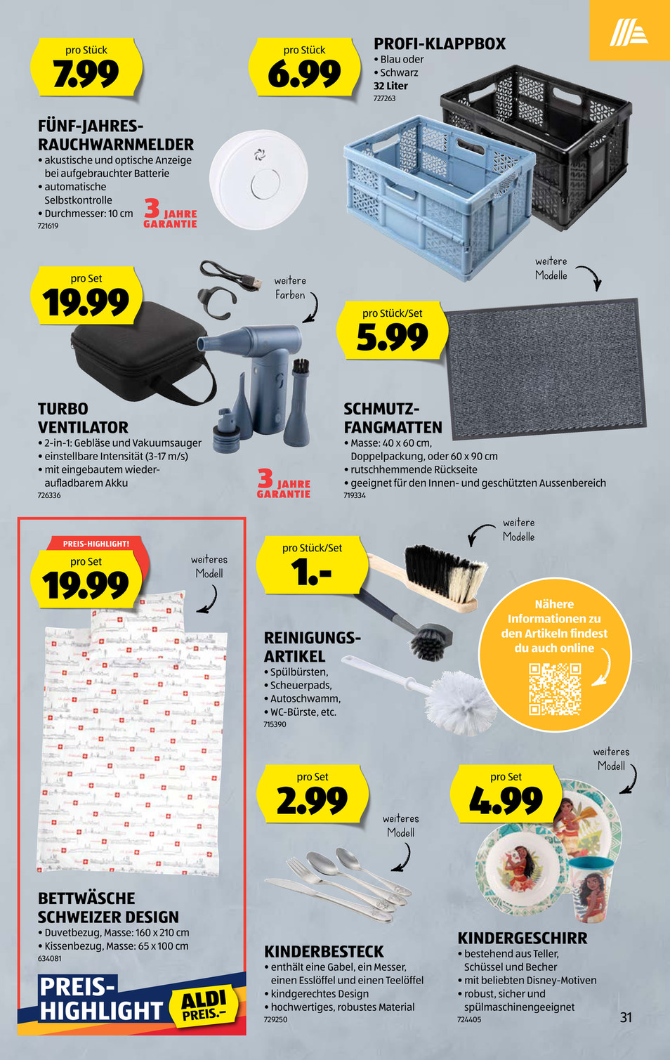 Aldi Suisse catalog page 31 — 2026-06-29 to 2026-07-04