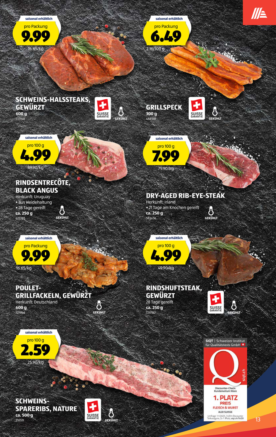 Aldi Suisse catalog page 13 — 2026-07-06 to 2026-07-11