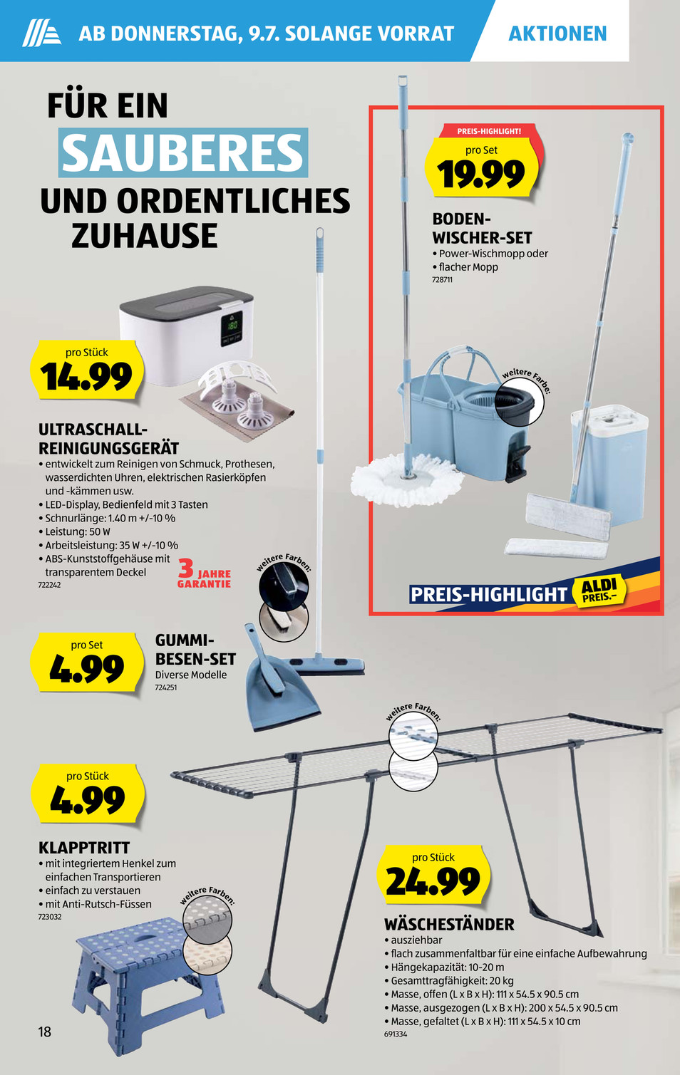 Aldi Suisse catalog page 18 — 2026-07-06 to 2026-07-11