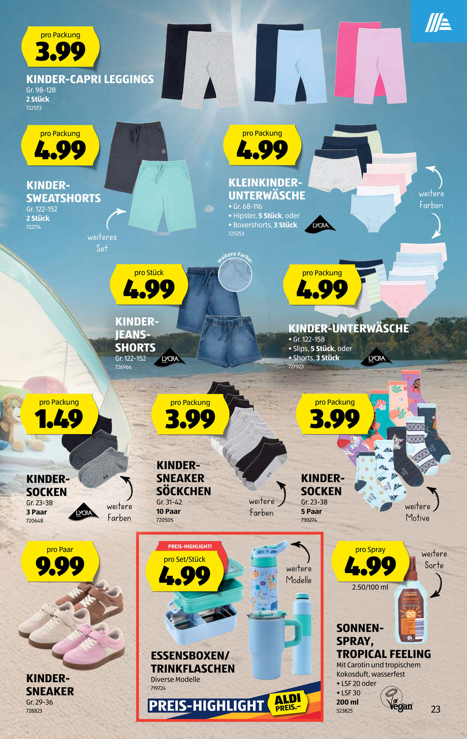 Aldi Suisse catalog page 23 — 2026-07-06 to 2026-07-11