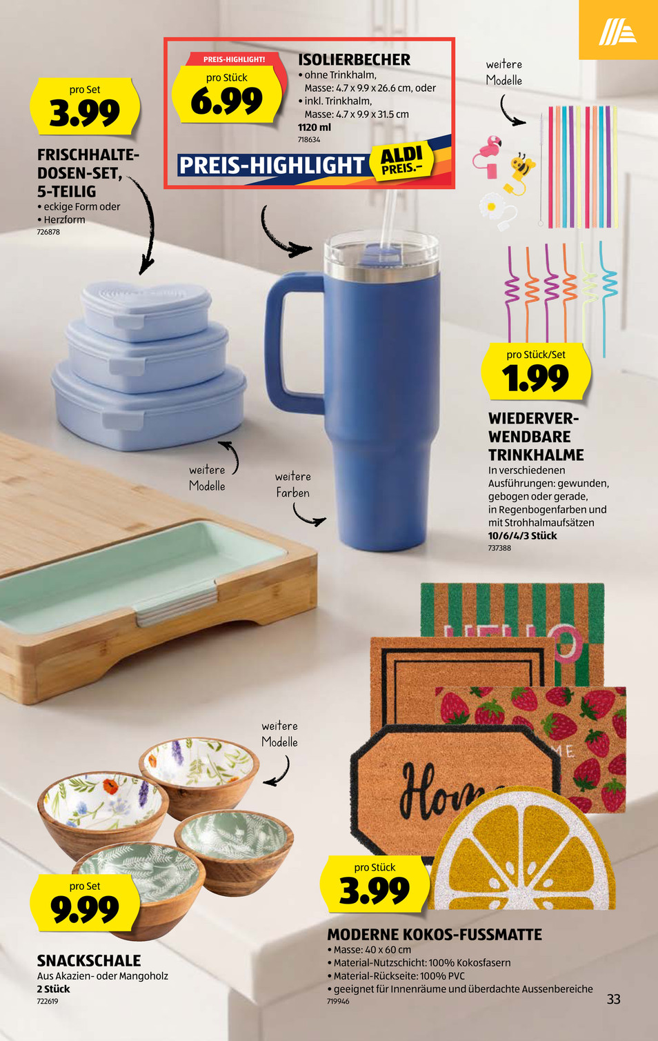 Aldi Suisse catalog page 33 — 2026-07-06 to 2026-07-11