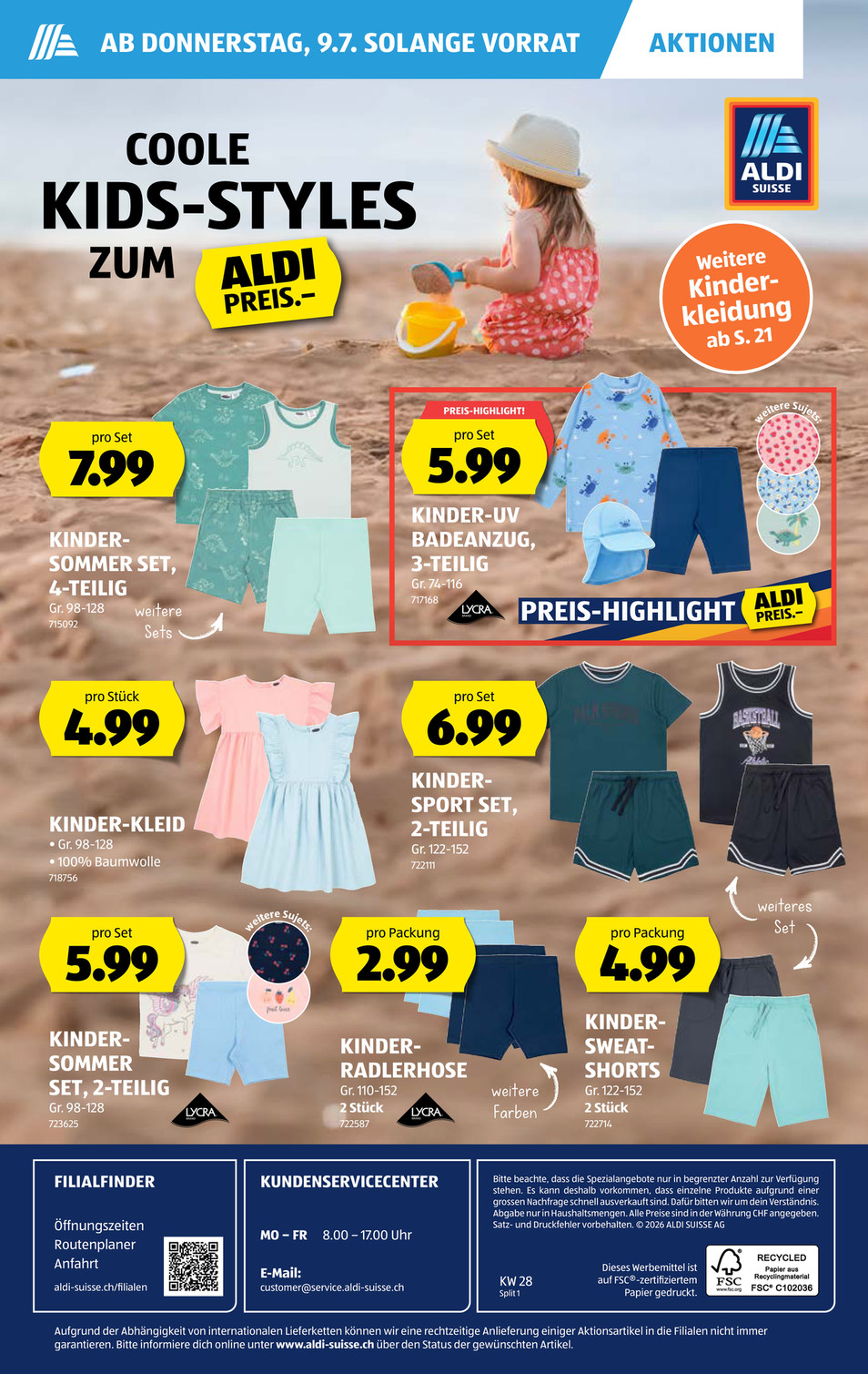 Aldi Suisse catalog page 40 — 2026-07-06 to 2026-07-11