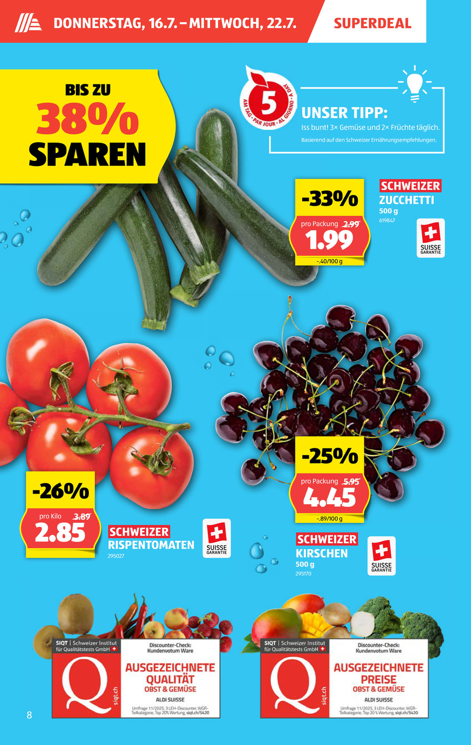 Aldi Suisse catalog page 8 — 2026-07-13 to 2026-07-18