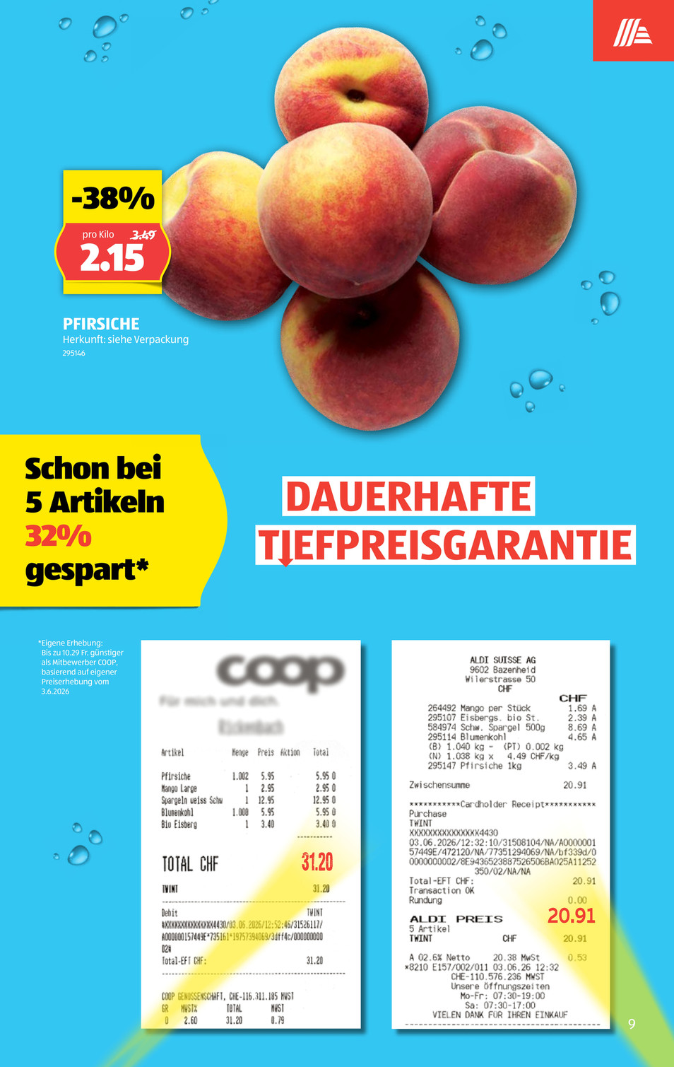 Aldi Suisse catalog page 9 — 2026-07-13 to 2026-07-18