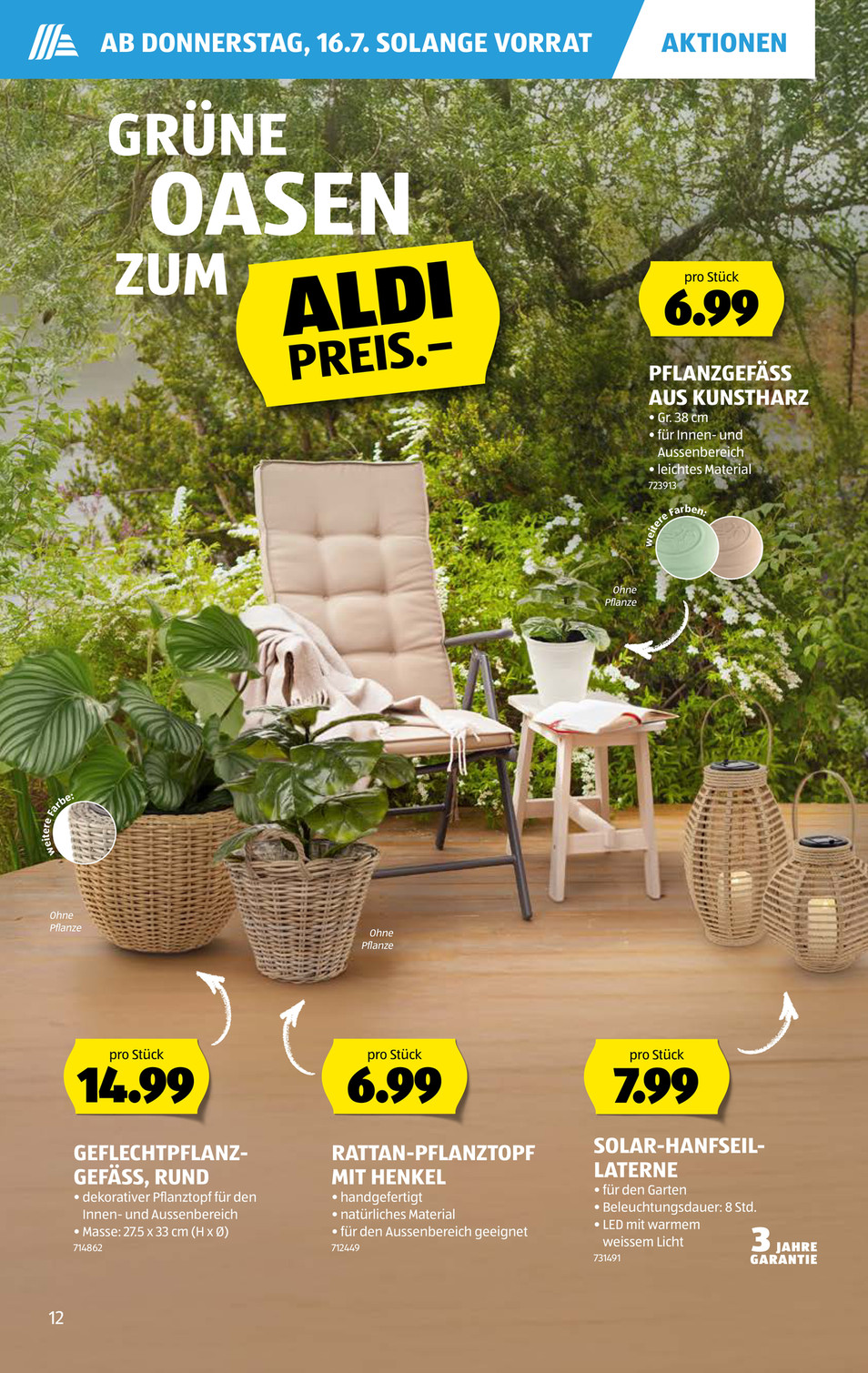 Aldi Suisse catalog page 12 — 2026-07-13 to 2026-07-18