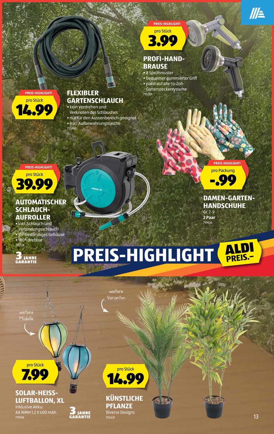 Aldi Suisse catalog page 13 — 2026-07-13 to 2026-07-18