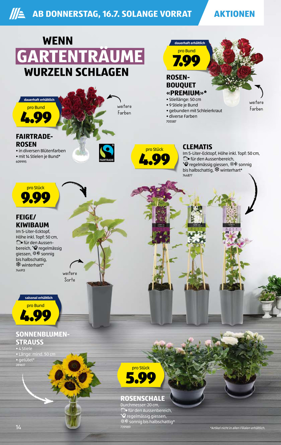 Aldi Suisse catalog page 14 — 2026-07-13 to 2026-07-18