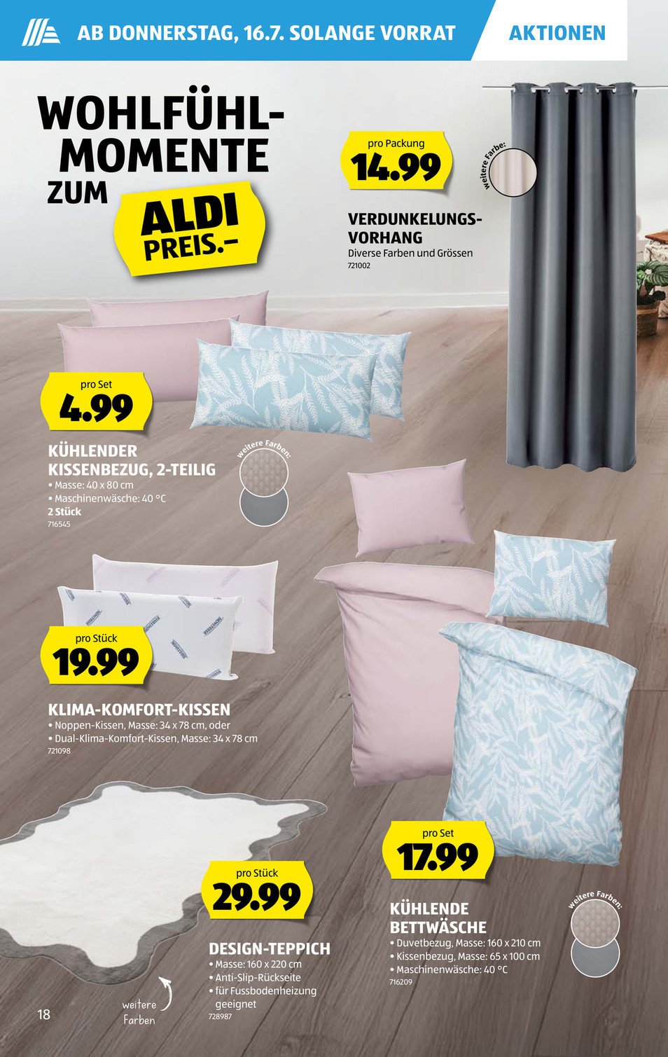 Aldi Suisse catalog page 18 — 2026-07-13 to 2026-07-18