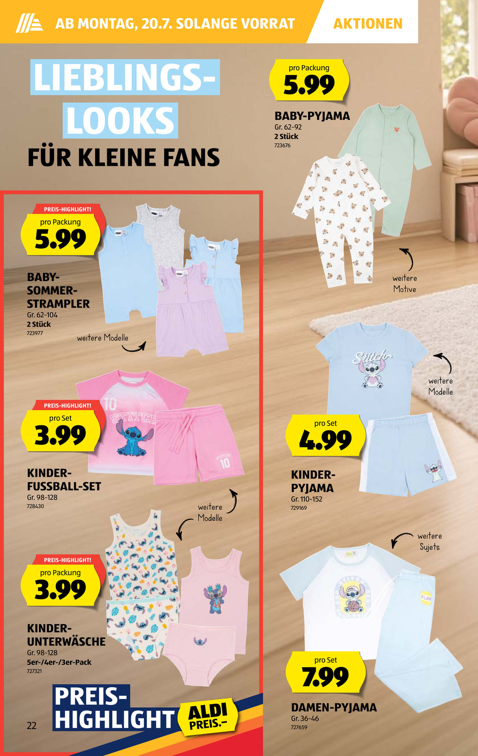 Aldi Suisse catalog page 22 — 2026-07-13 to 2026-07-18