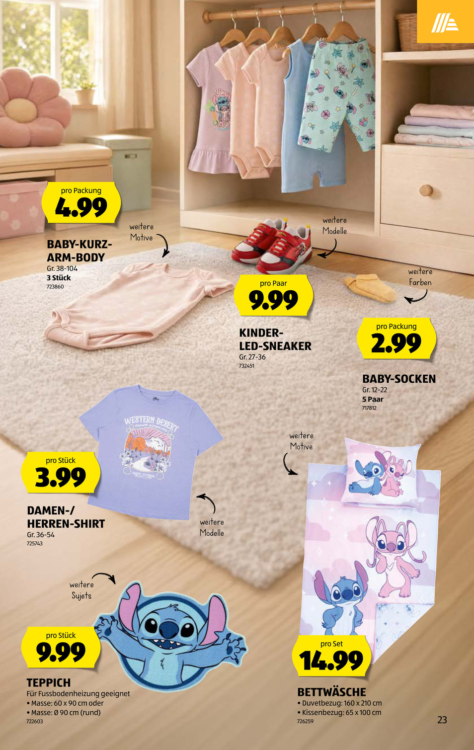Aldi Suisse catalog page 23 — 2026-07-13 to 2026-07-18
