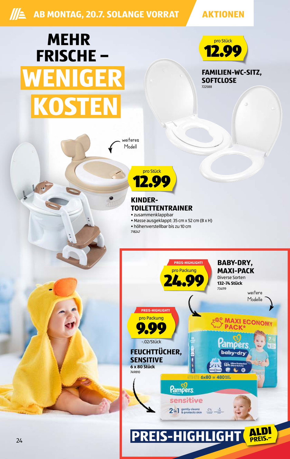 Aldi Suisse catalog page 24 — 2026-07-13 to 2026-07-18