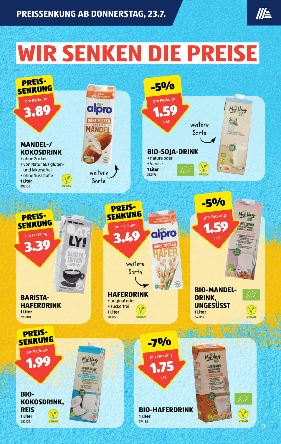 Aldi Suisse catalog page 3 — 2026-07-20 to 2026-07-25