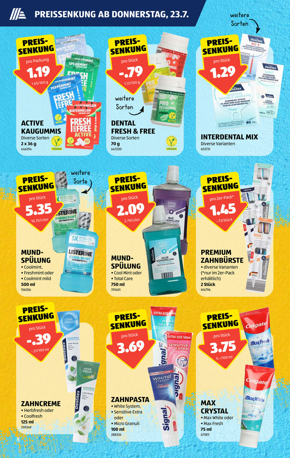 Aldi Suisse catalog page 8 — 2026-07-20 to 2026-07-25
