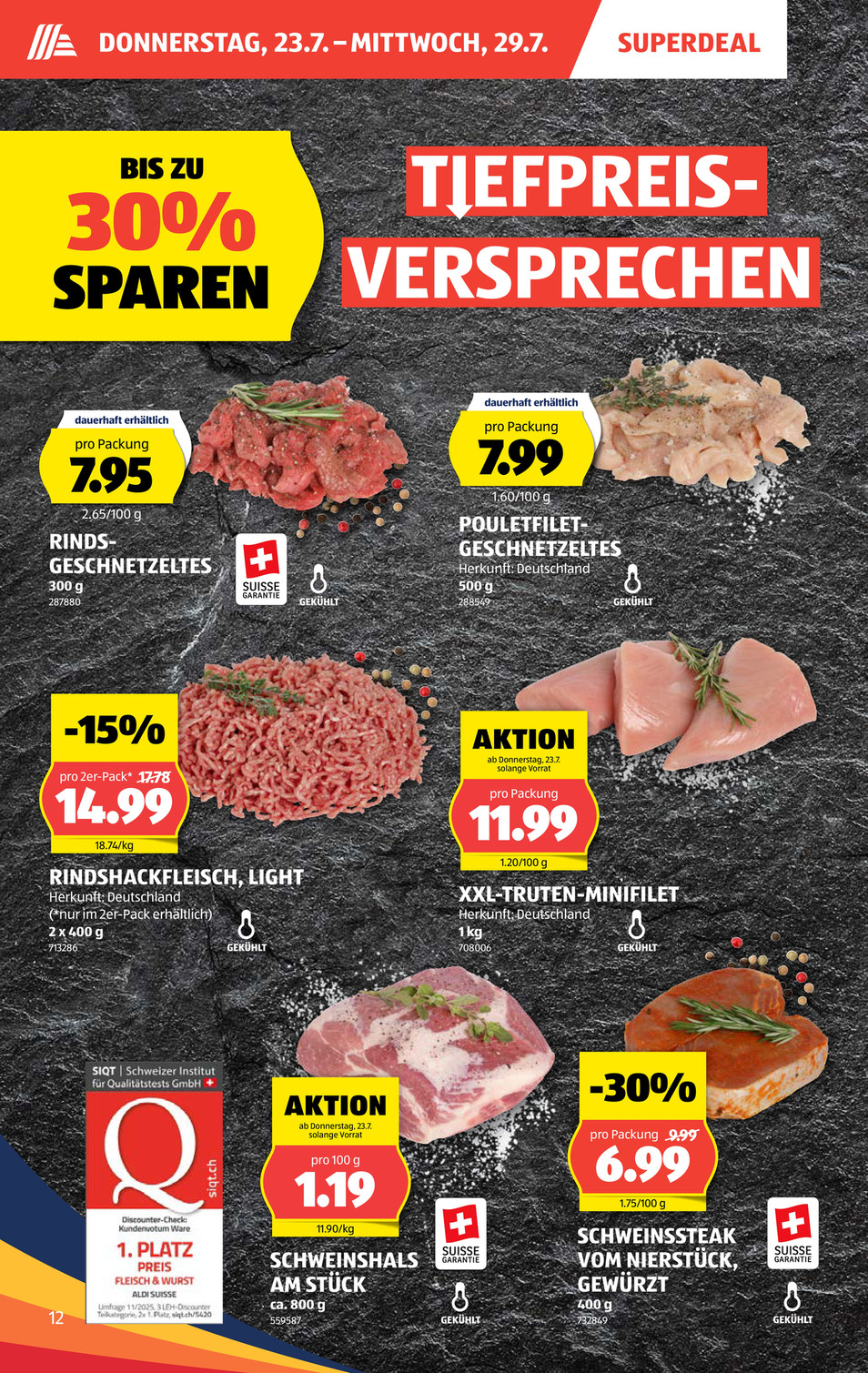 Aldi Suisse catalog page 12 — 2026-07-20 to 2026-07-25