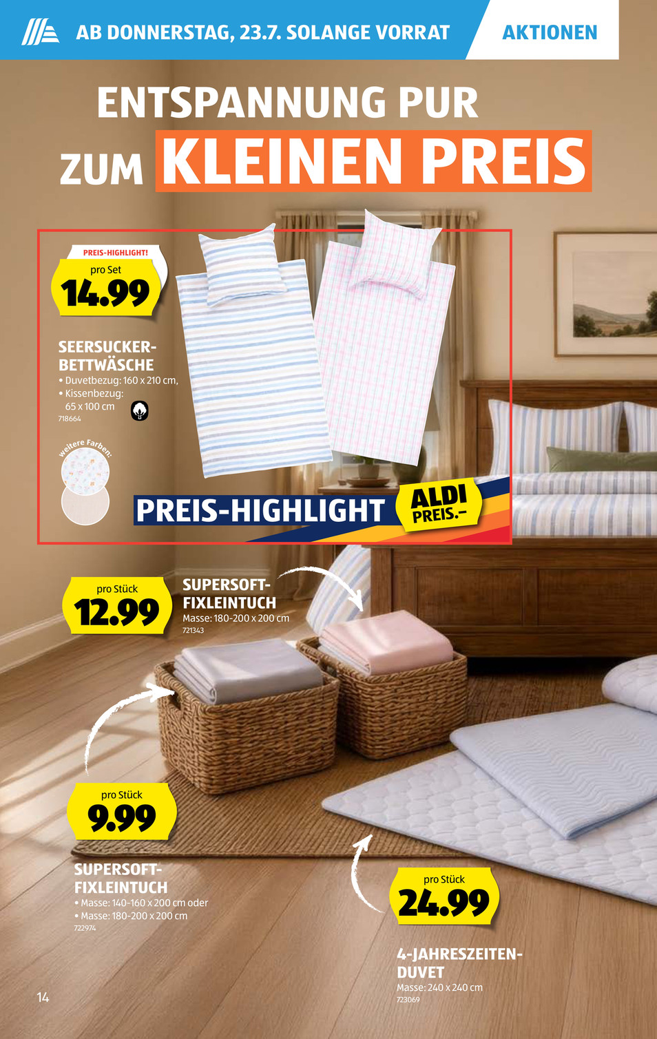 Aldi Suisse catalog page 14 — 2026-07-20 to 2026-07-25
