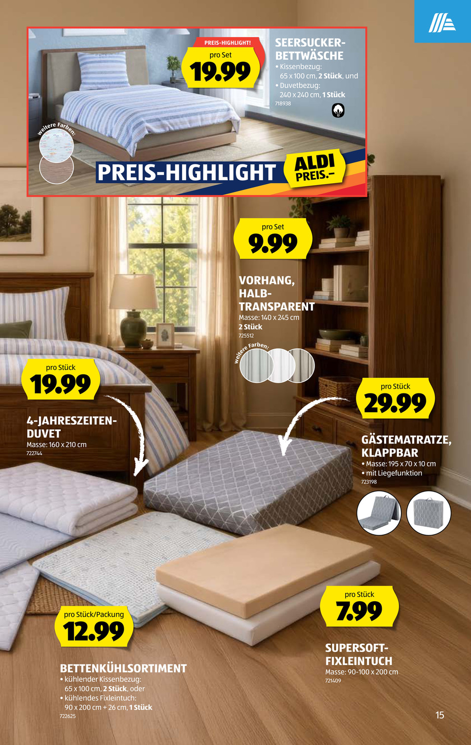 Aldi Suisse catalog page 15 — 2026-07-20 to 2026-07-25
