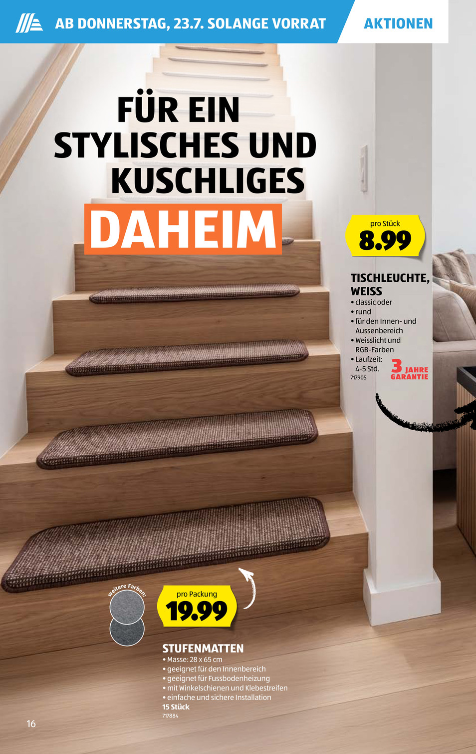 Aldi Suisse catalog page 16 — 2026-07-20 to 2026-07-25