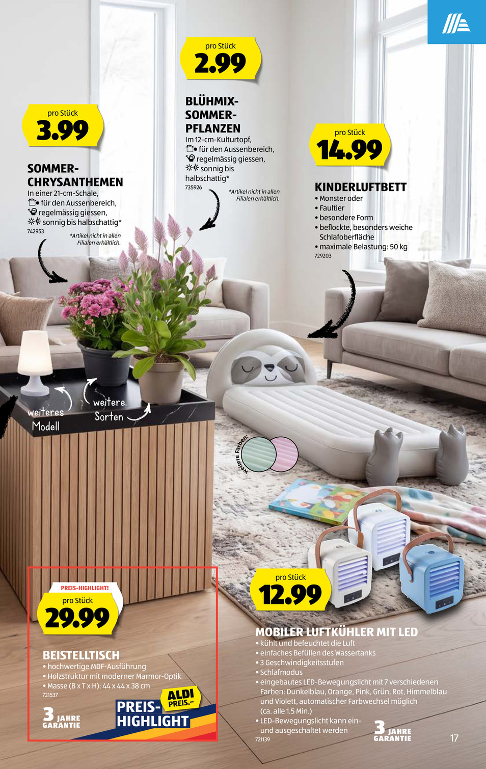 Aldi Suisse catalog page 17 — 2026-07-20 to 2026-07-25