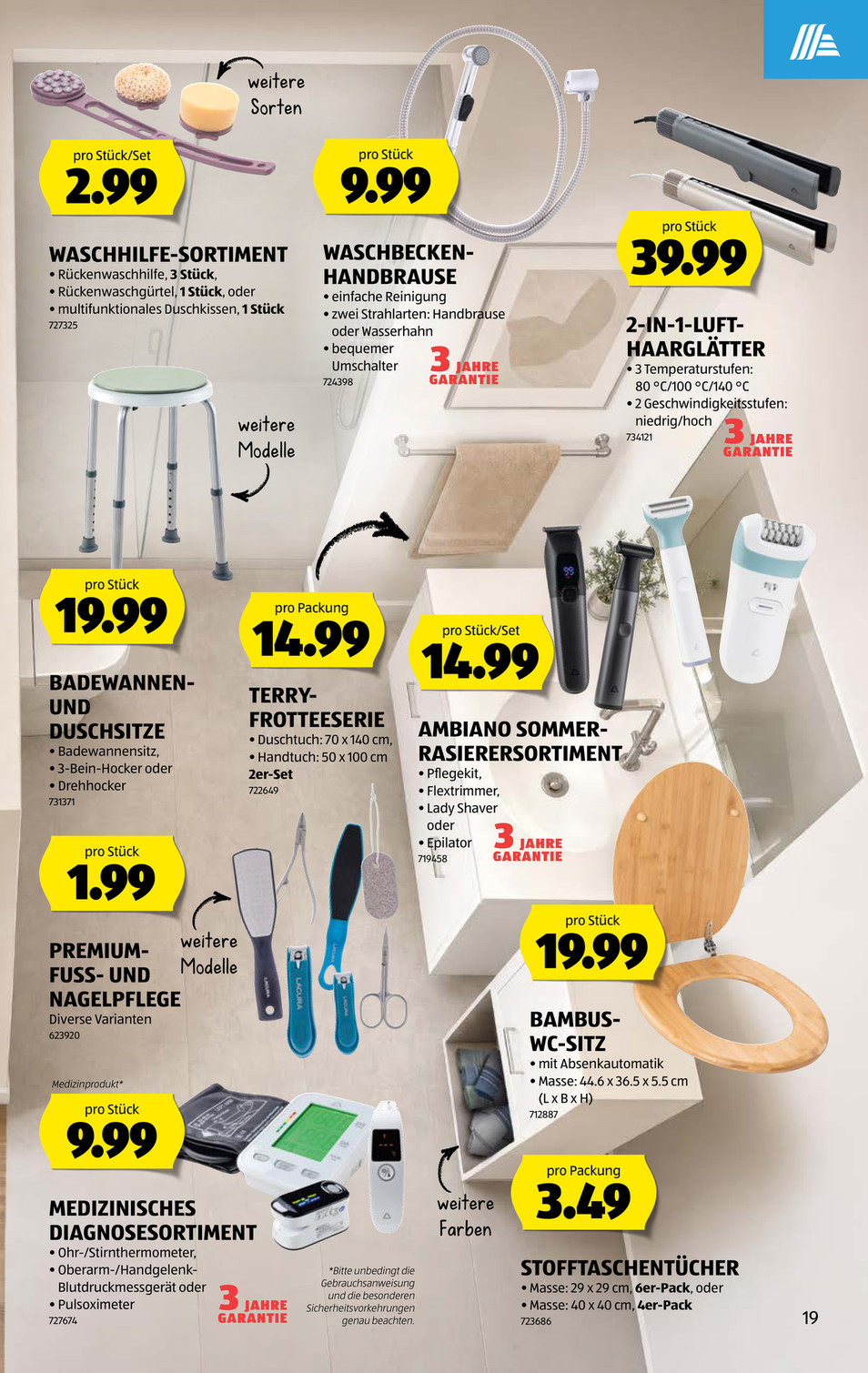 Aldi Suisse catalog page 19 — 2026-07-20 to 2026-07-25