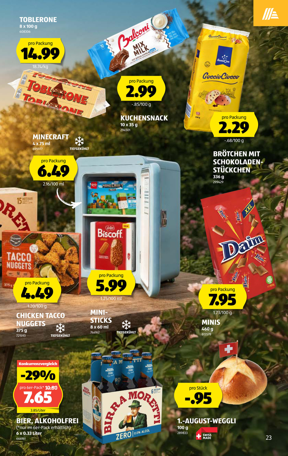 Aldi Suisse catalog page 23 — 2026-07-20 to 2026-07-25