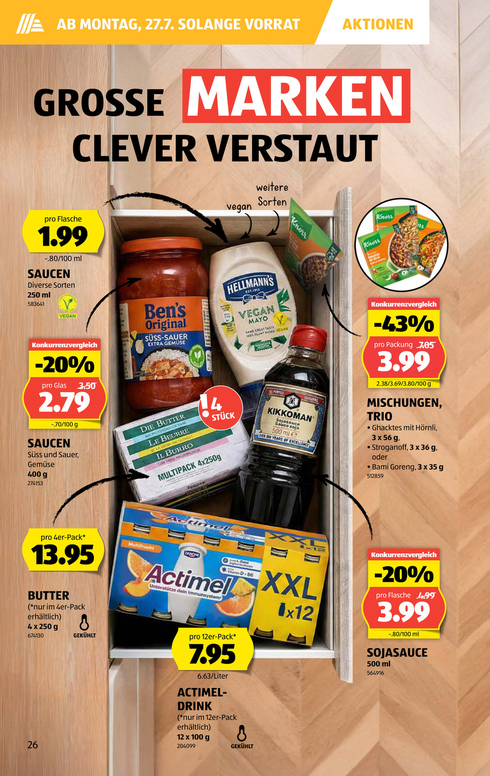 Aldi Suisse catalog page 26 — 2026-07-20 to 2026-07-25