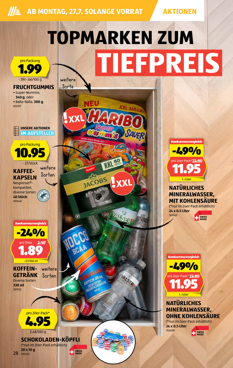 Aldi Suisse catalog page 28 — 2026-07-20 to 2026-07-25