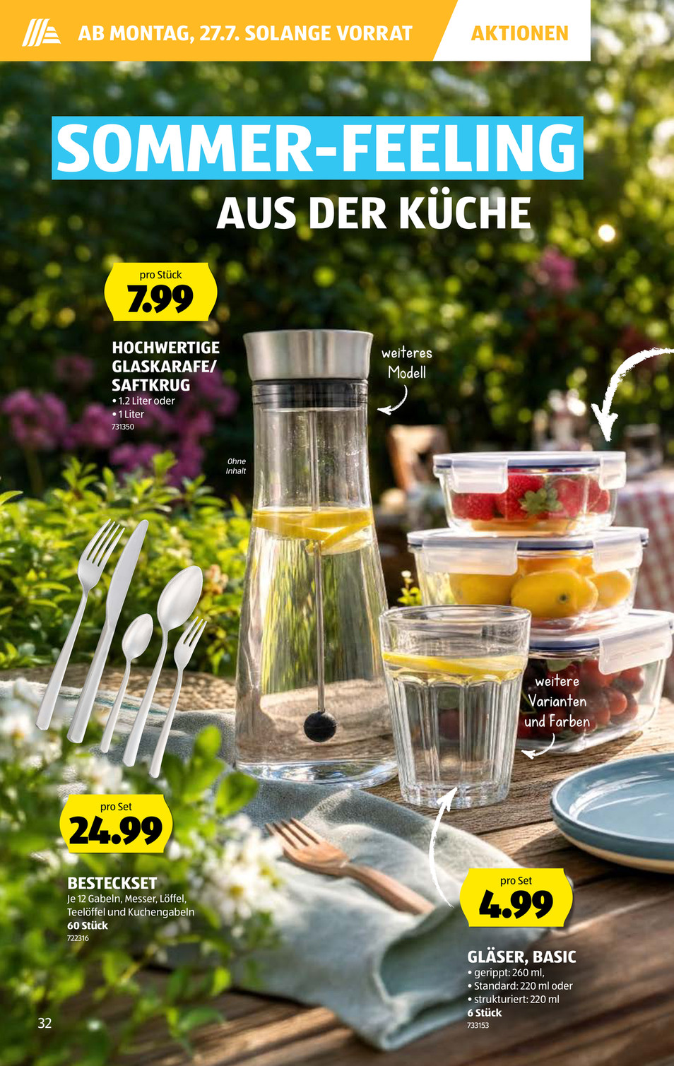 Aldi Suisse catalog page 32 — 2026-07-20 to 2026-07-25