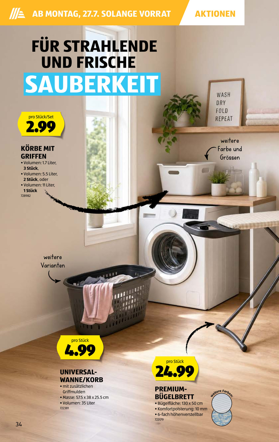 Aldi Suisse catalog page 34 — 2026-07-20 to 2026-07-25