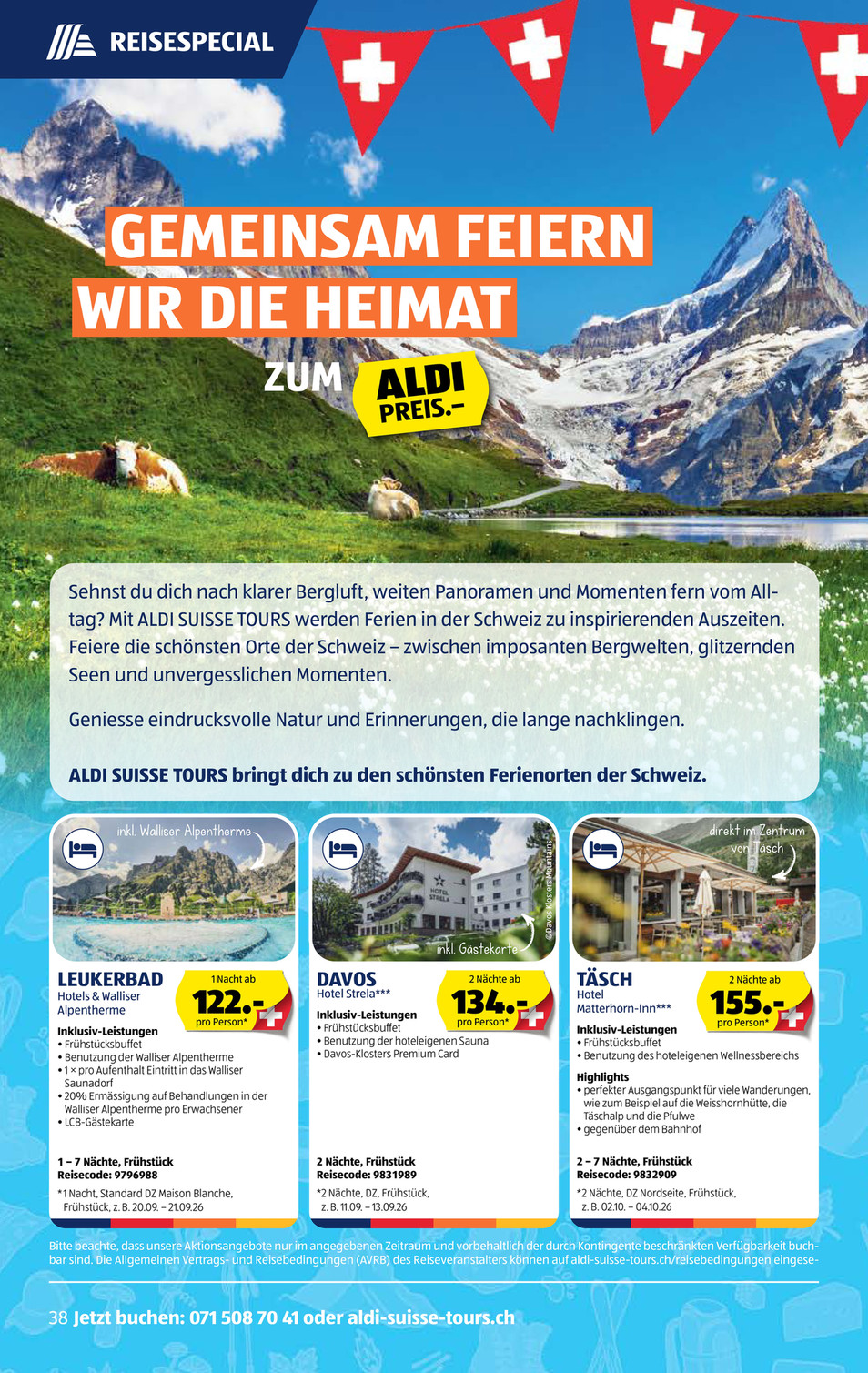Aldi Suisse catalog page 38 — 2026-07-20 to 2026-07-25