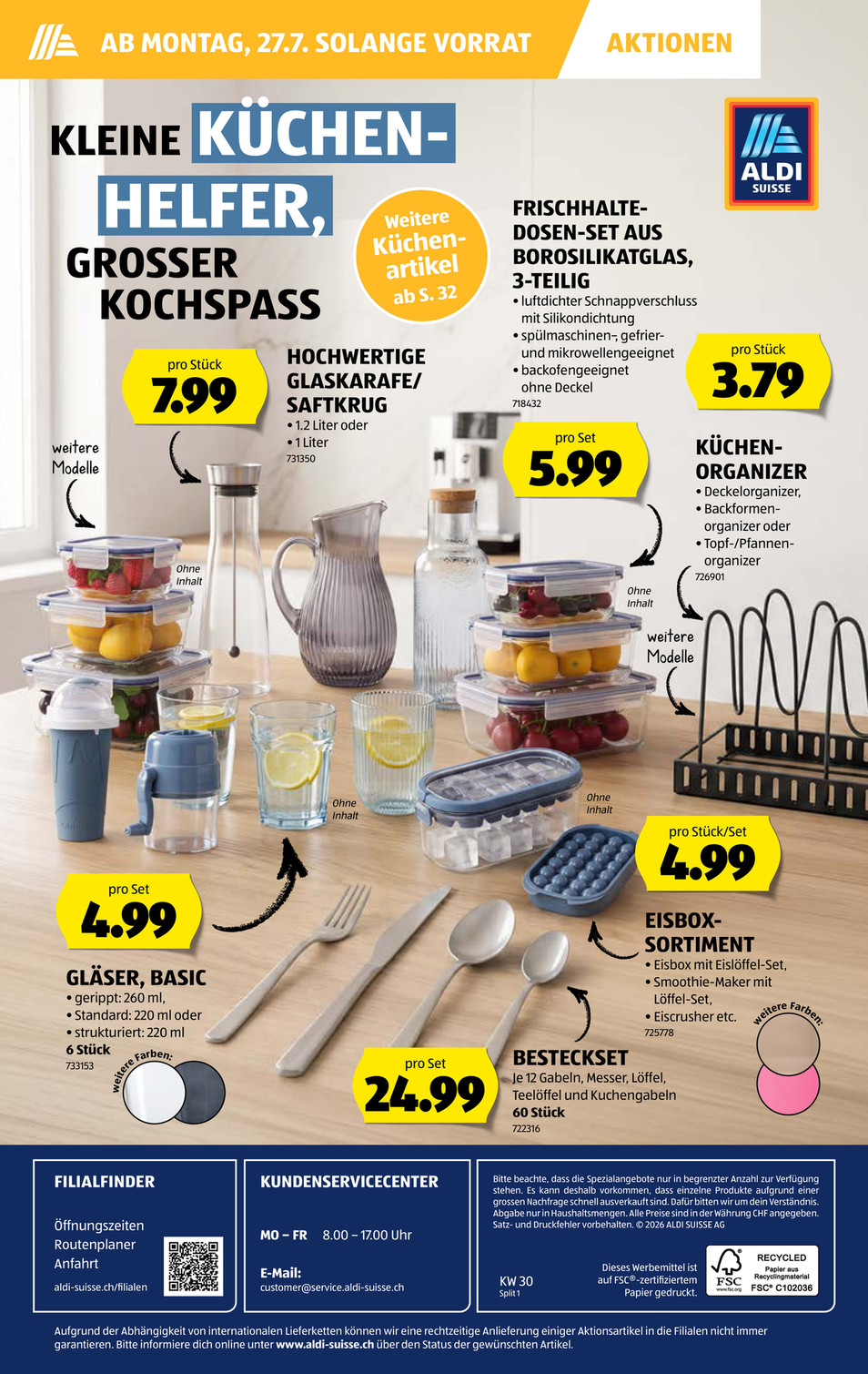 Aldi Suisse catalog page 40 — 2026-07-20 to 2026-07-25