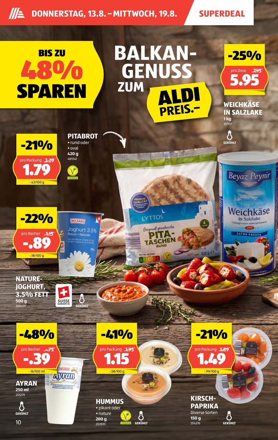 Aldi Suisse catalog page 10 — 2026-08-10 to 2026-08-15