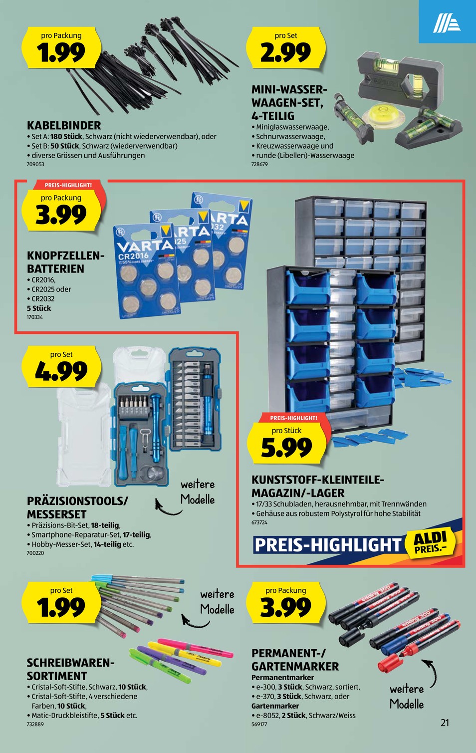 Aldi Suisse catalog page 21 — 2026-08-10 to 2026-08-15