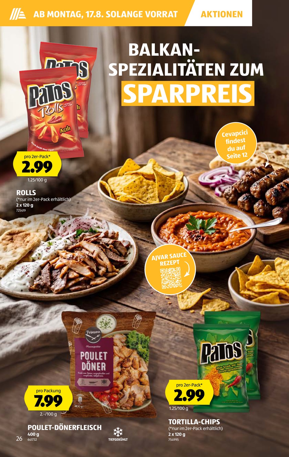Aldi Suisse catalog page 26 — 2026-08-10 to 2026-08-15