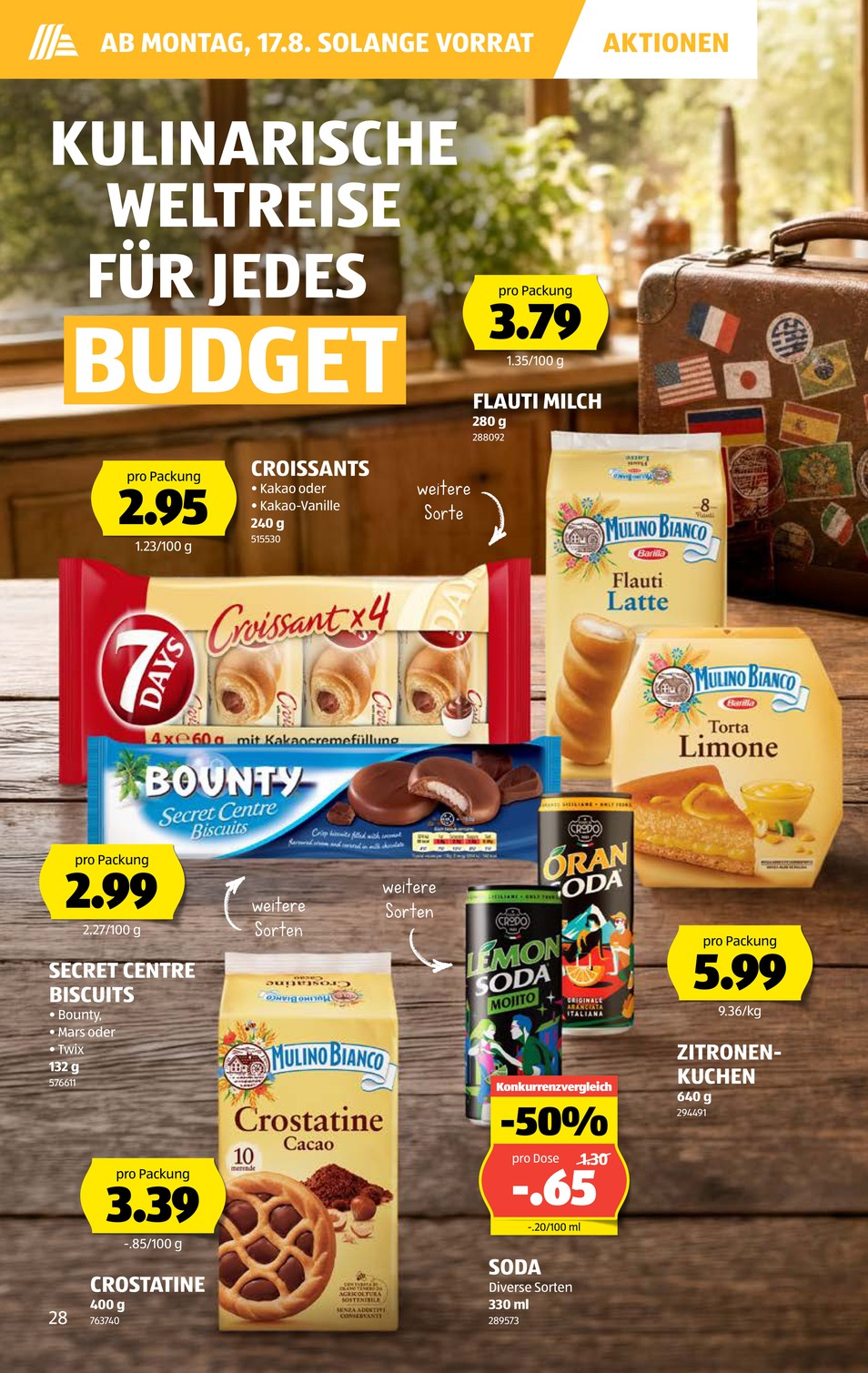 Aldi Suisse catalog page 28 — 2026-08-10 to 2026-08-15