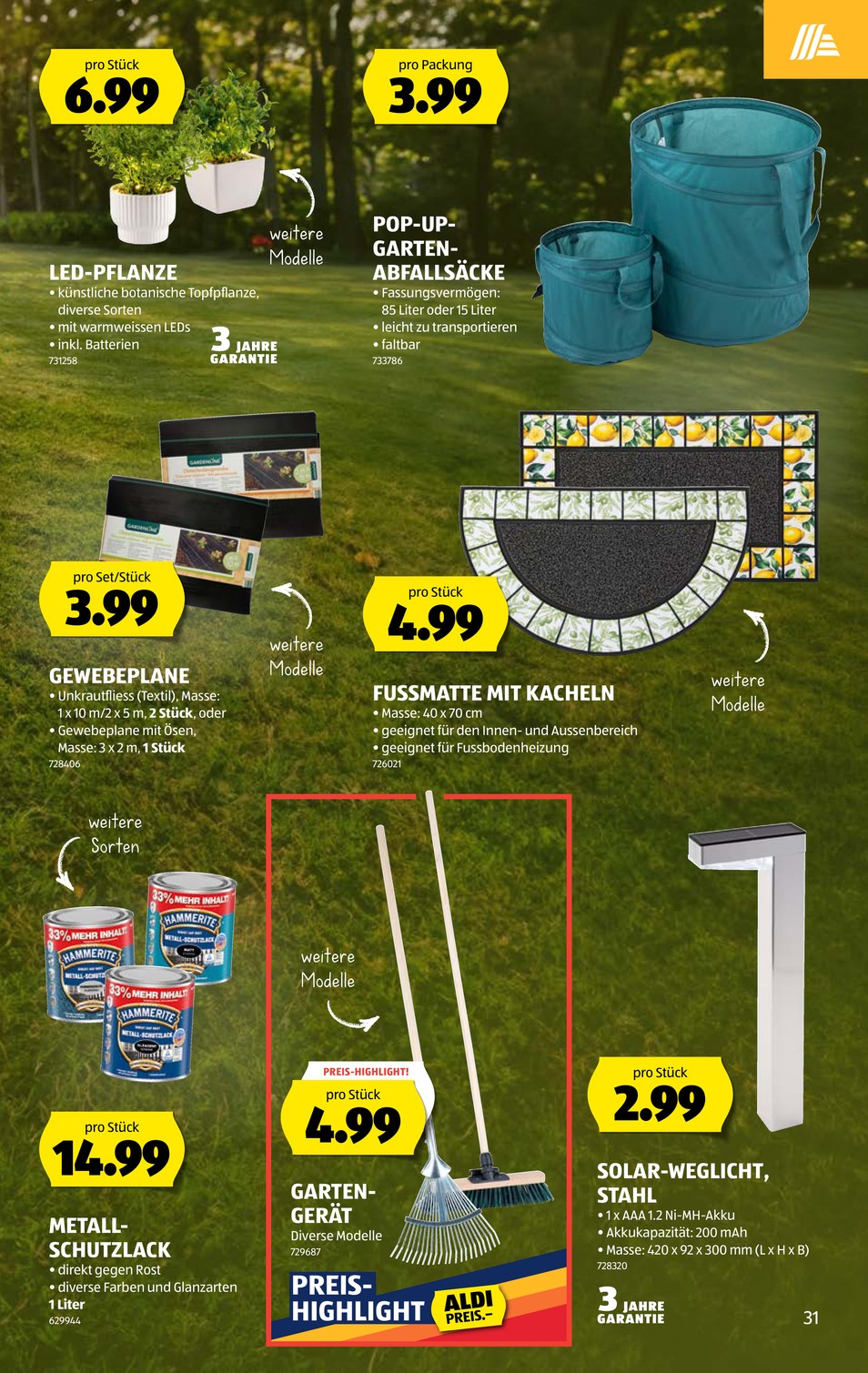 Aldi Suisse catalog page 31 — 2026-08-10 to 2026-08-15