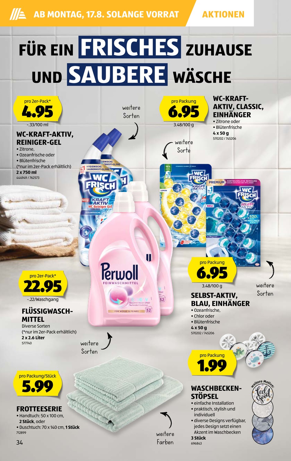 Aldi Suisse catalog page 34 — 2026-08-10 to 2026-08-15