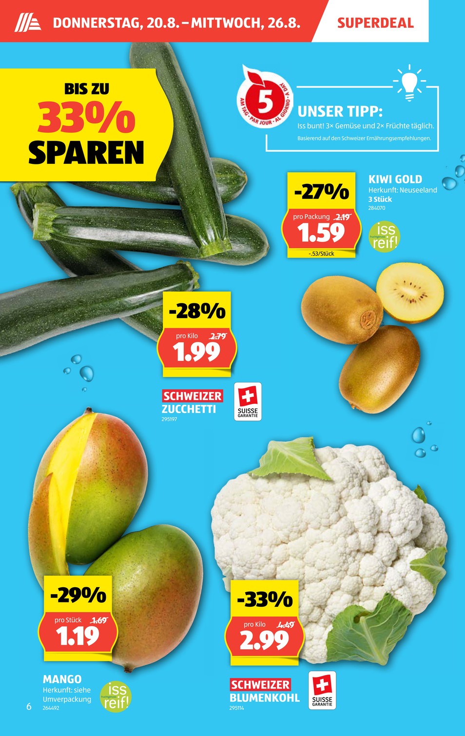 Aldi Suisse catalog page 6 — 2026-08-17 to 2026-08-22