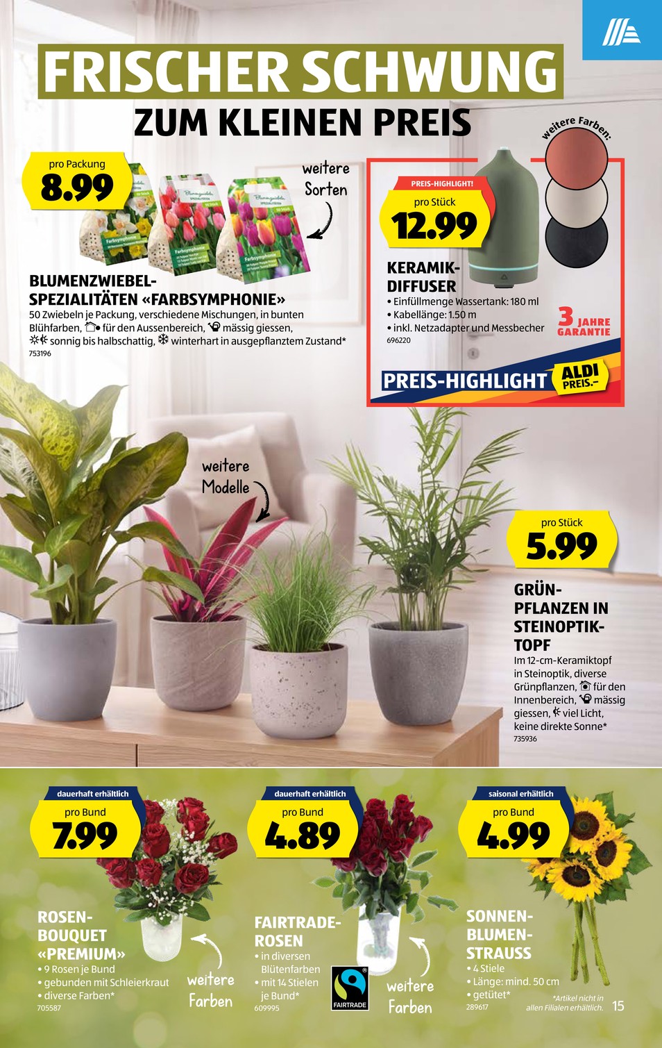 Aldi Suisse catalog page 15 — 2026-08-17 to 2026-08-22