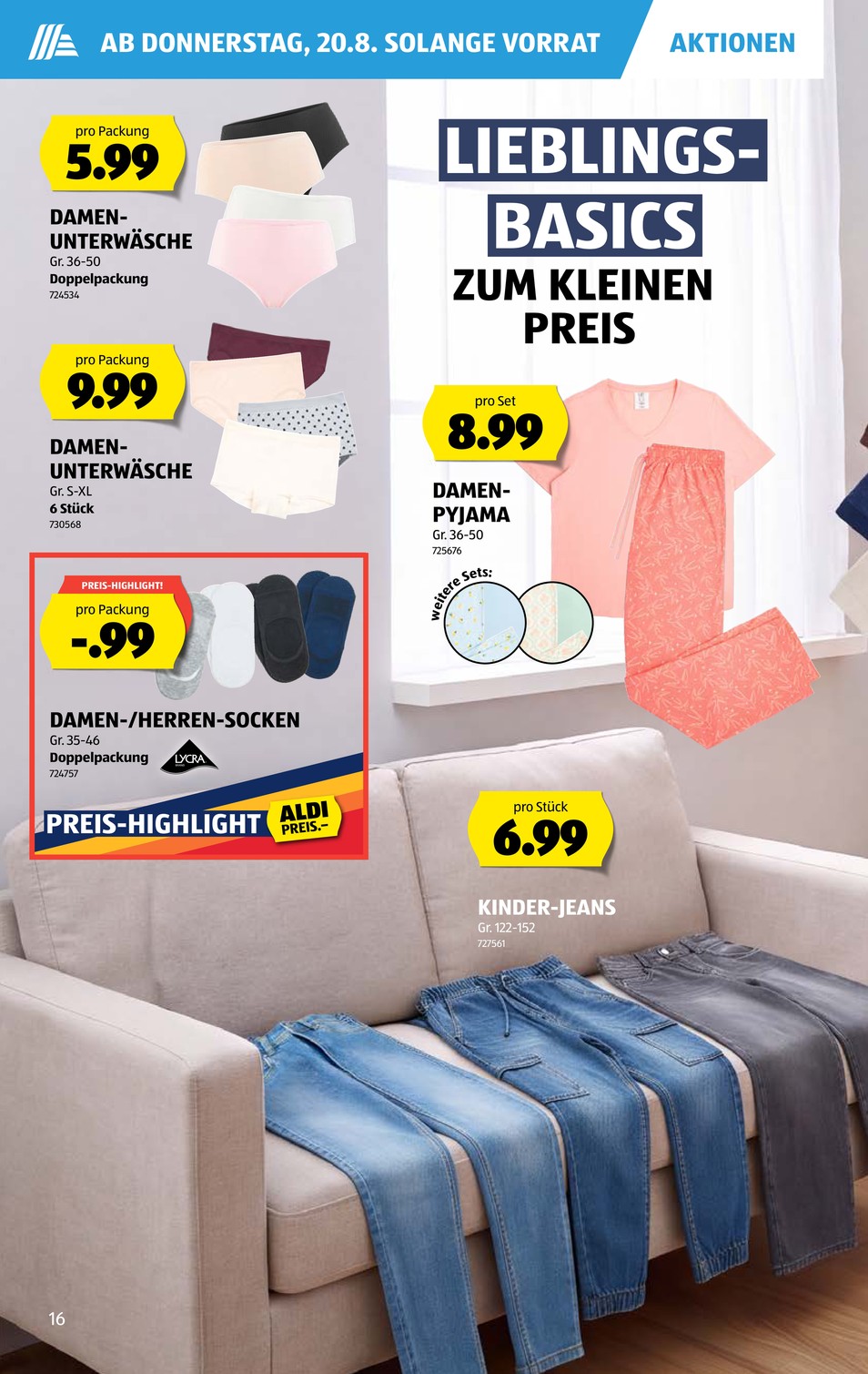 Aldi Suisse catalog page 16 — 2026-08-17 to 2026-08-22