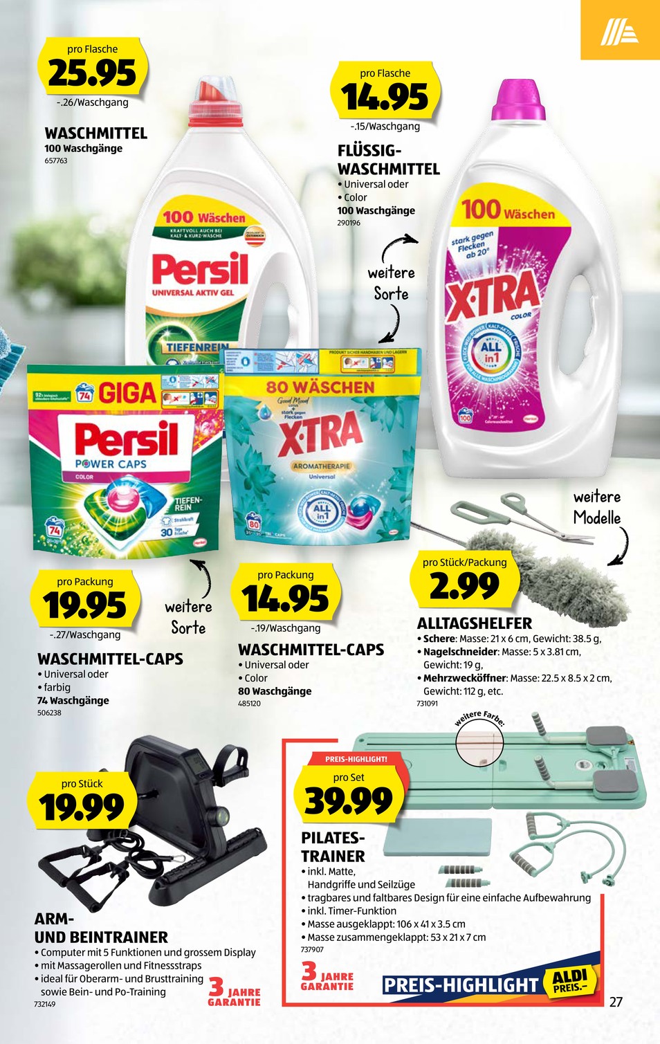 Aldi Suisse catalog page 27 — 2026-08-17 to 2026-08-22